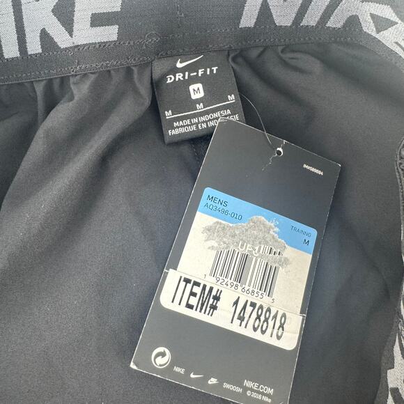 Nike Men’s Dri-FIT Training Shorts – Black, Size M - Picture 3 of 3